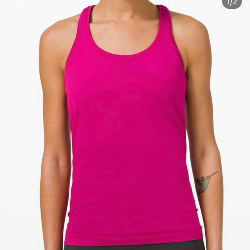 Lululemon Swiftly tank in ripened raspberry